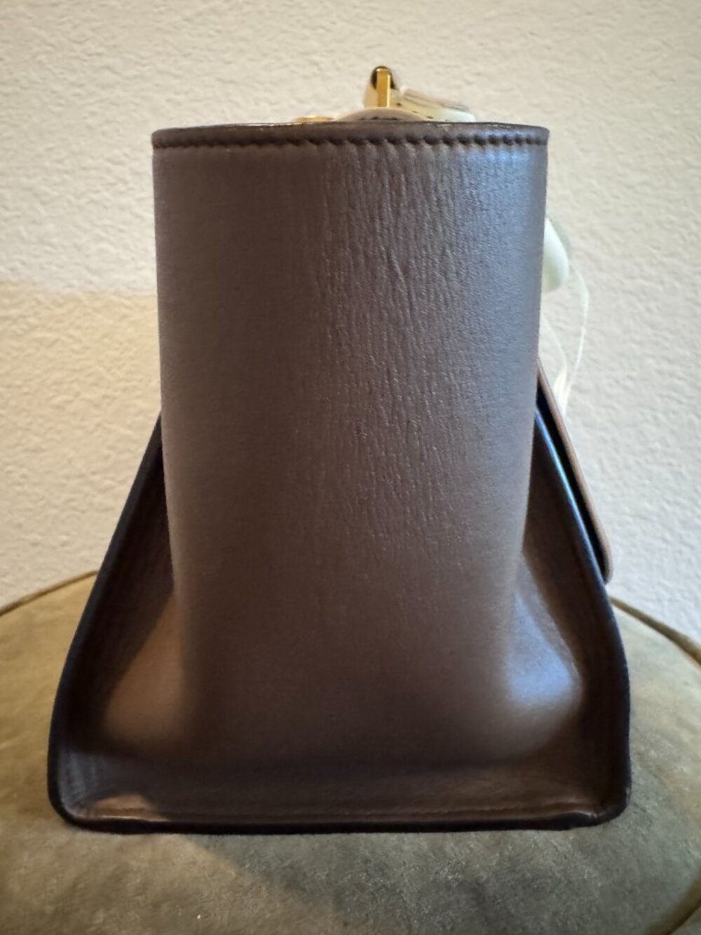 Celine Trapeze Tri-Color Leather Handbag + COA - Picture 5 of 14
